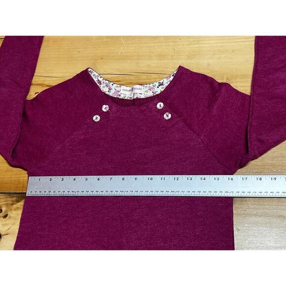 Altar'd State Women's Pull Over Tunic Dress. Long sleeve. purple. Size XS - Picture 4 of 7